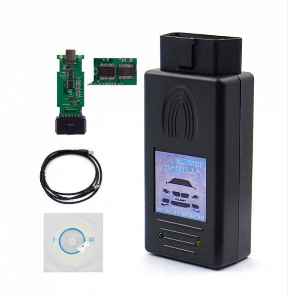Автосканер BMW Scanner 1.4.0 OBD2 16 Pin для діагностики BMW p0038 фото
