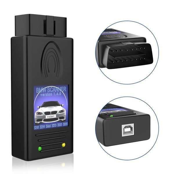 Автосканер BMW Scanner 1.4.0 OBD2 16 Pin для діагностики BMW p0038 фото