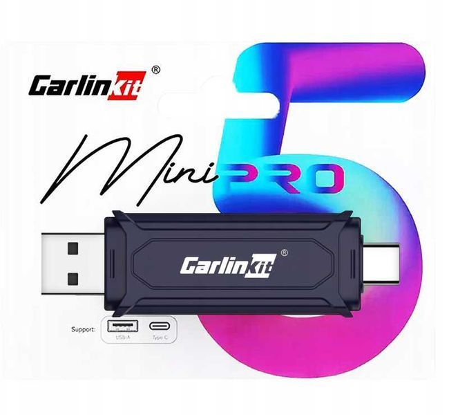 Адаптер CarlinKit SE mini pro v5.0 для беспроводного подключения Apple CarPlay / Android Auto 00281 фото