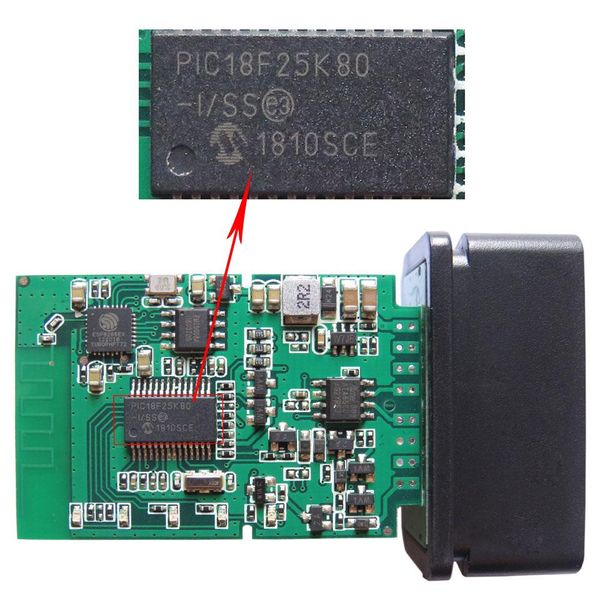 Автосканер OBD2 ELM327 WiFi версія 1.5 чип pic18f25k80 p0005 фото