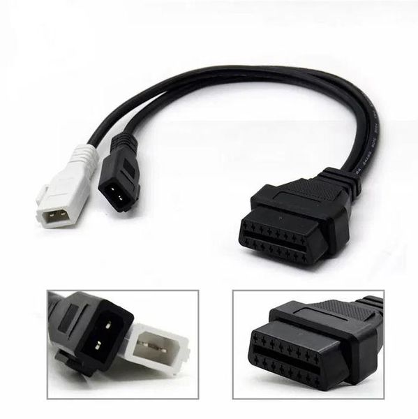 Переходник VAG 2x2 - OBD2 Audi Skoda VW Фольцваген на OBD2 16pin р0084 фото