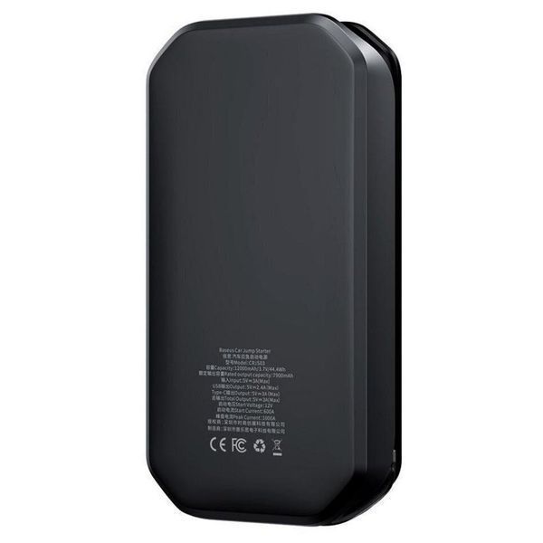 Пусковий зарядний пристрій бустер Baseus Super Energy Air Car Jump Starter піковий 1000A 10000mAh Black 00258 фото