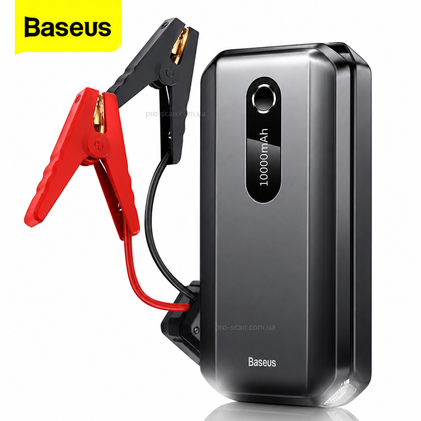 Пусковий зарядний пристрій бустер Baseus Super Energy Air Car Jump Starter піковий 1000A 10000mAh Black 00258 фото