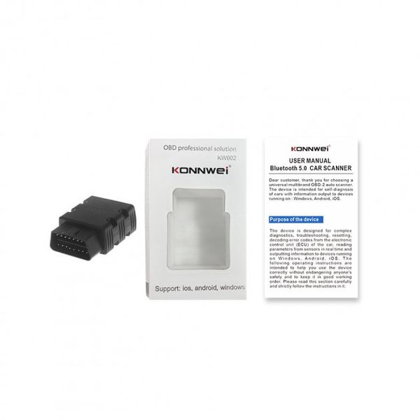 Діагностичний сканер KONNWEI KW902 OBD2 Bluetooth 5.0 для Android та IOS Pic18f25k80 р0421 фото