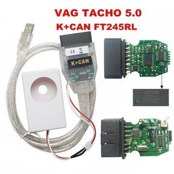Адаптер VAG Tacho USB 5.0. Устройство для корректировки одометров и работы с иммобилайзером 00305 фото