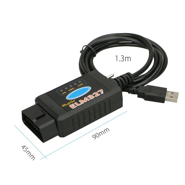 Автосканер ELM327 Ford USB с переключателем HS/MS-CAN (FORD, MAZDA) p0033 фото