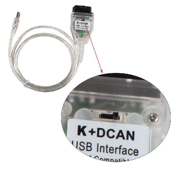 Сканер для диагностики BMW INPA K+DCAN (Rheingold, INPA) с переключателем p0035 фото