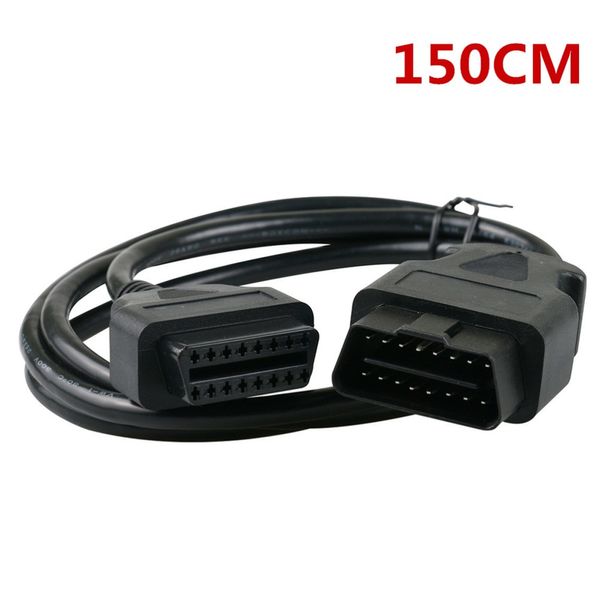 Кабель удлинитель OBD2 16-pin obd2 16 pin в obd2 16 pin - длина 1,5м р0075 фото