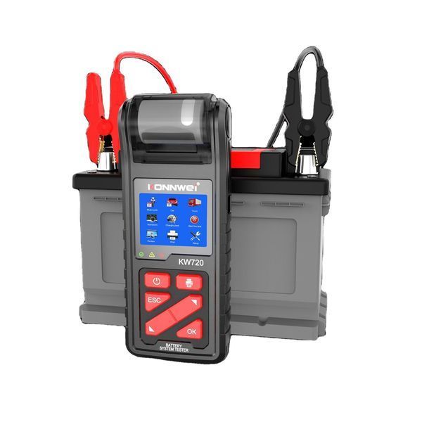 Тестер акумуляторних батарей Konnwei KW720 (6V, 12V, 24V) з принтером p00147 фото