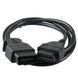 Кабель подовжувач OBD2 16-pin obd2 16 pin в obd2 16 pin - довжина 1,5м р0075 фото 1