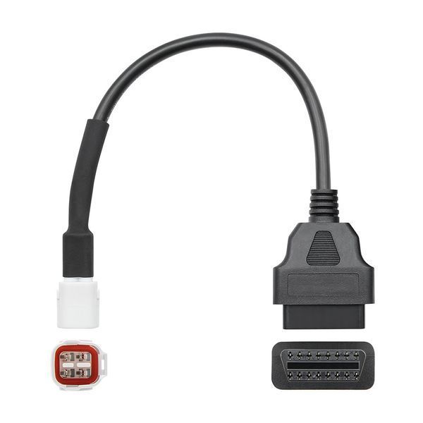 Перехідник OBD2 для мотоциклів Yamaha 4-контактний 00156 фото