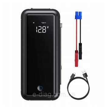 Автомобільний пуско-зарядний пристрій Baseus Super Energy Mega Series Supercapacitor Car Jump Starter 3000A Twilight Grey е0803 фото