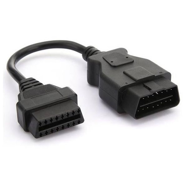 Кабель подовжувач OBD2 на 30см - obd2 16 pin obd2 16 pin для діагностики р0070 фото