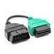 Кабель переходник для диагностики OBD2 Jeep Chrysler Dodge FIAT LANCIA Зеленый 1 шт. 00129 фото