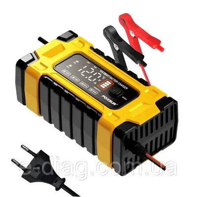 Зарядное устройство для автомобильного аккумулятора Foxsur FBC122410E 12V-24V импульсное устройство с ЖК 00138 фото