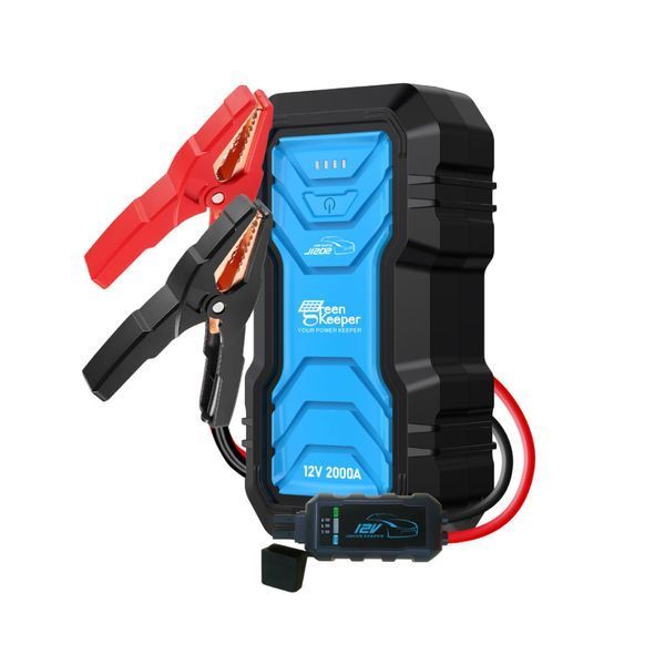 Автомобільний бустер Green Keeper GK-J1202 2000A 12V, пусковий пристрій 16000 mAh 00371 фото