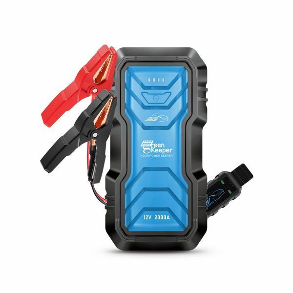 Автомобільний бустер Green Keeper GK-J1202 2000A 12V, пусковий пристрій 16000 mAh 00371 фото