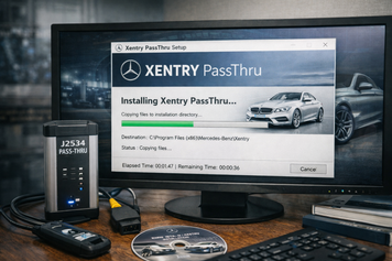 Програма Mercedes Xentry Passthru v25.3.3 j2534 &mdash; діагностика автомобілів Mercedes-Benz xentry фото