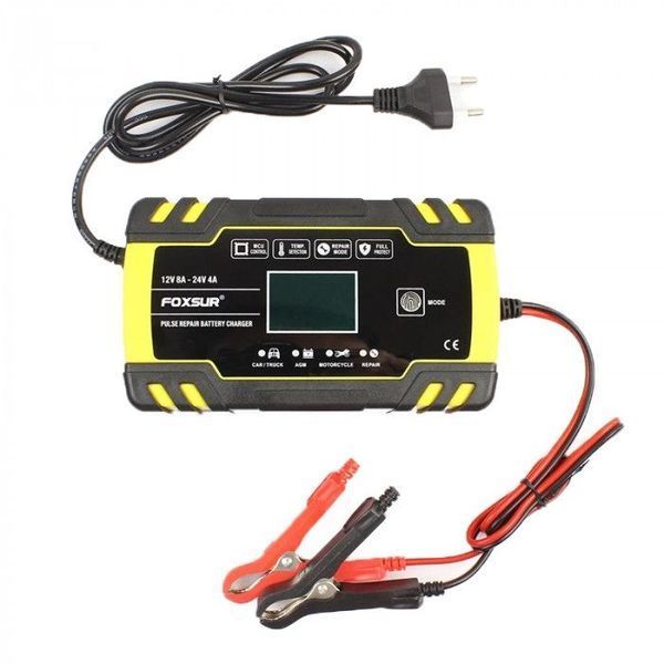 Зарядное устройство Foxsur FBC122408D 12V 8A / 24V 4A с десульфатацией 00231 фото