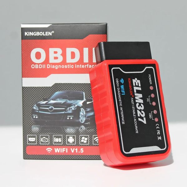 Автосканер OBD2 ELM 327 v1.5 KINGBOLEN Wi-Fi (PIC18F25K80) p000136 фото