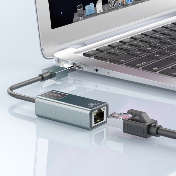 Перехідник для enet Мережевий адаптер Earldom ET-NC1 USB - Ethernet Adapter RJ45 p0703 фото