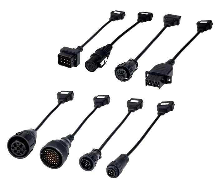 Комплект вантажних кабелів перехідників Автоком (Autocom CDP) Delphi DS150e р0096 фото