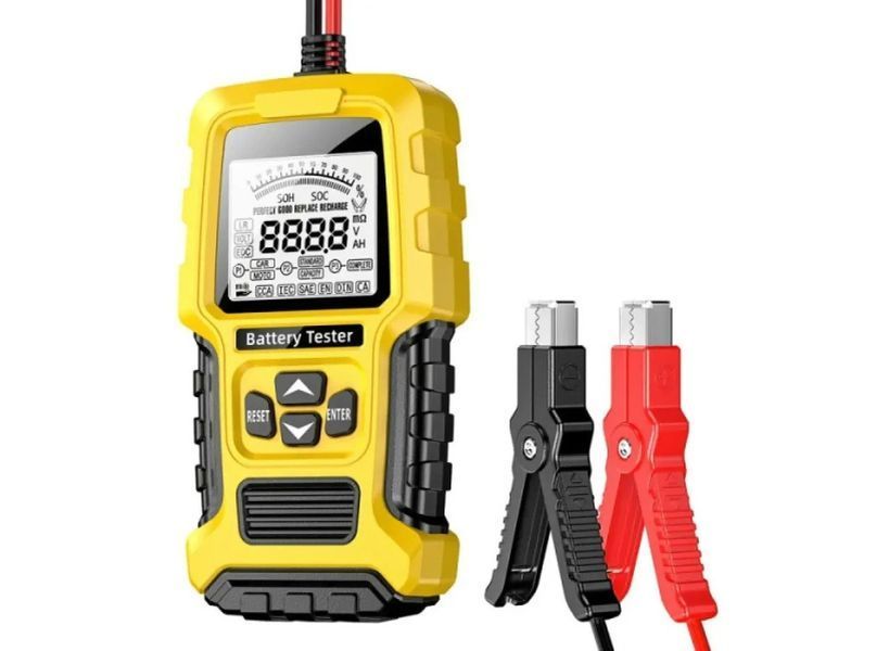 Тестер аккумуляторных батарей Foxsur FBT-300 12V / 24V p00181 фото