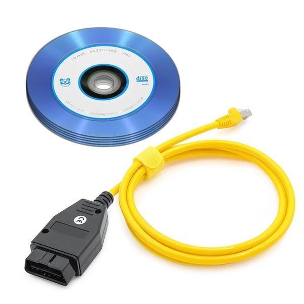 Кабель BMW ENET (Ethernet-OBD) для диагностики и кодирования BMW F,G series (E-Sys, ICOM) с дисками p0037 фото