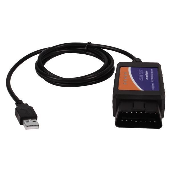 Диагностический OBD2 сканер ELM327 v1.5 USB на базе чипа FTDI 00295 фото
