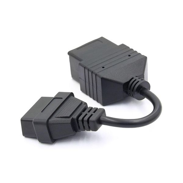 Переходник для сканера Toyota 17 pin на OBD-2 (16pin) р0104 фото